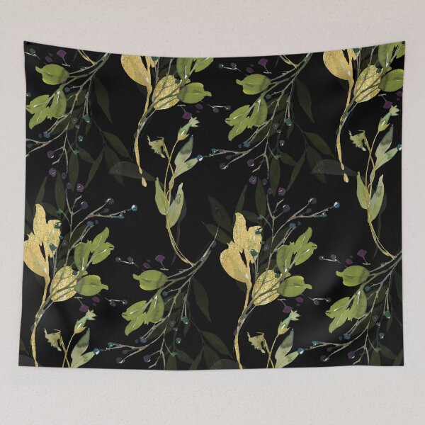 Item preview, Watercolor Leafy Seamless Pattern designed and sold by Aramdesing.