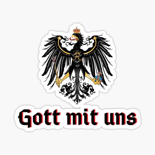 Item preview, God with us - coat of arms of Prussia designed and sold by LeftwingGermany.