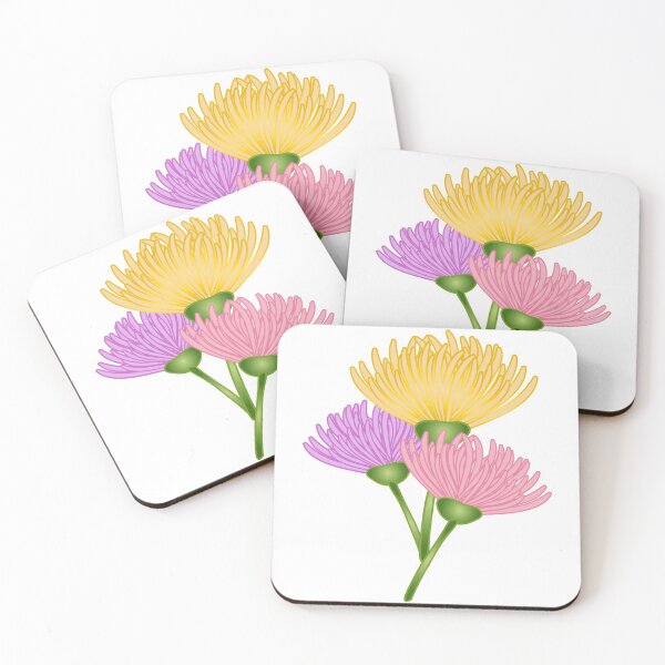 Item preview, Spring flowers bouquet. Beautiful flowers. Yellow, pink and purple aster flower designed and sold by Liza-RKS.
