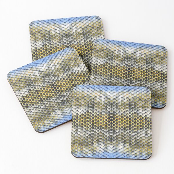 Item preview, Aqua Bee Mosaic Alien Skin designed and sold by weirdAffect.