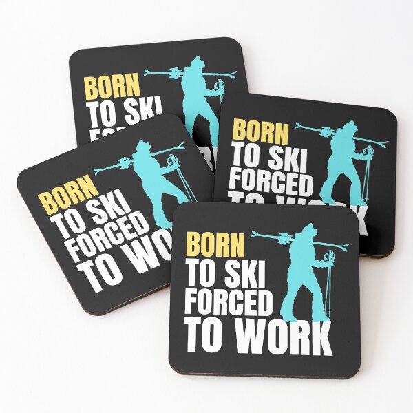 Item preview, Born to ski forced to work 2021 designed and sold by ds-4.