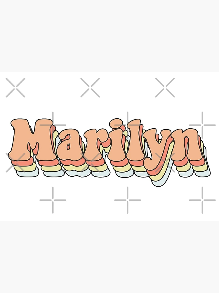 Marilyn - Custom Aesthetic Trendy Name | Art Board Print