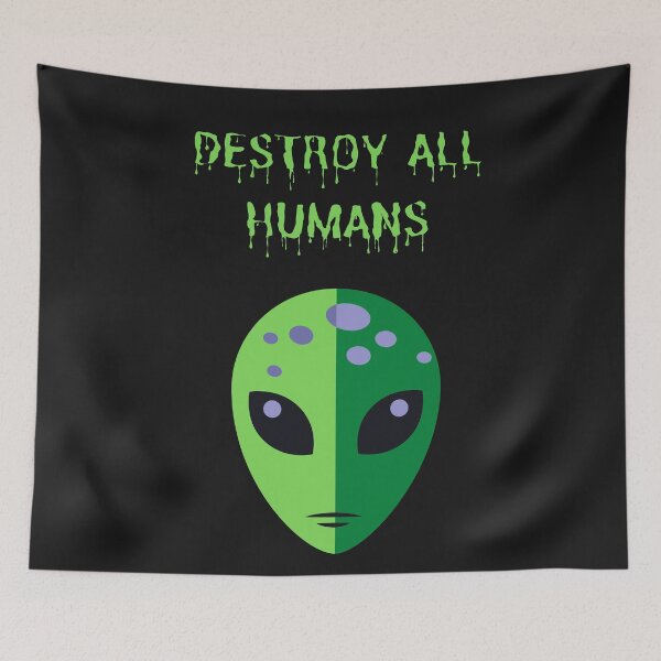 Item preview, Destroy all humans - Green Alien design  designed and sold by AGDesignstore.