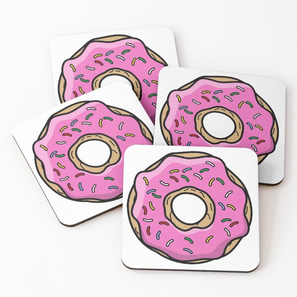 Item preview, Strawberry Donut | Pink Doughnuts designed and sold by Piosenka Art.