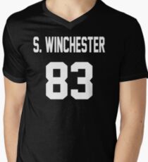 Supernatural Jersey (Sam Winchester) Men's V-Neck T-Shirt
