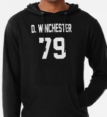 Übernatürliches Jersey (Dean Winchester) Leichter Hoodie