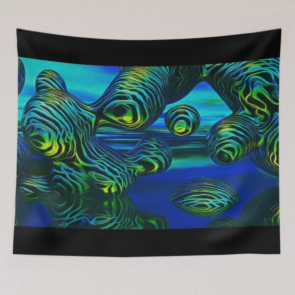 Item preview, Alien Biometal Green designed and sold by mikebraun.