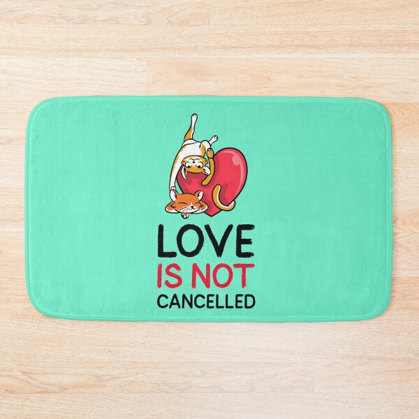Item preview, Love Is Not Cancelled Cat Lovers Heart designed and sold by Pinu005.