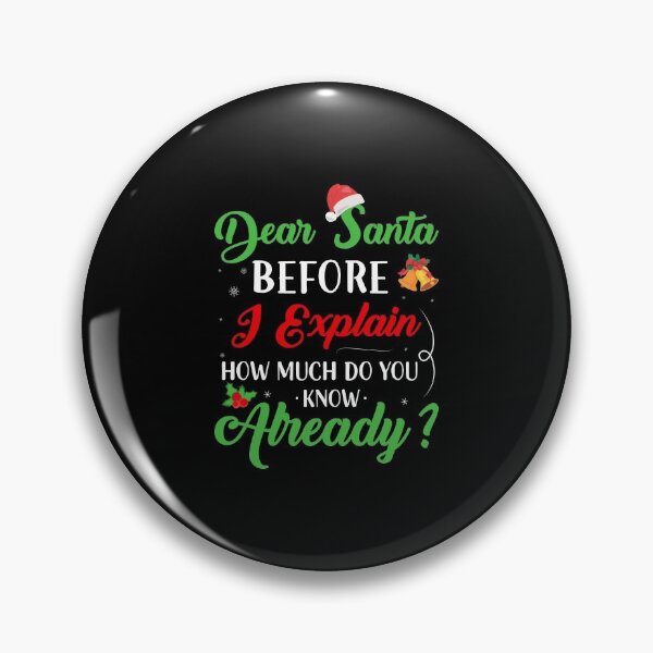 Item preview, Christmas Dear Santa Holiday Funny Santa Claus designed and sold by haselshirt.