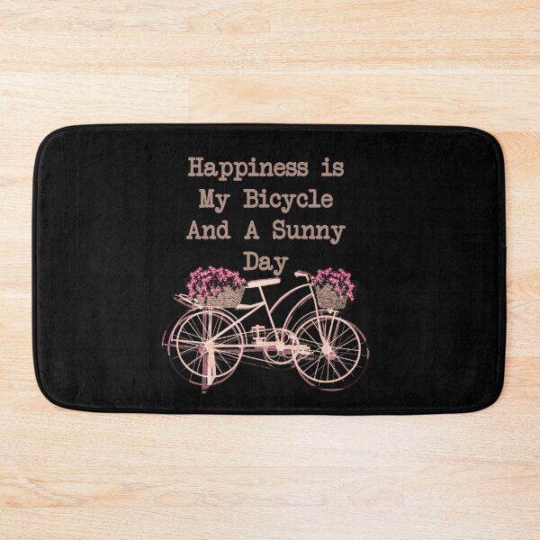 Item preview, Happiness is my bicycle and a sunny day designed and sold by della95.