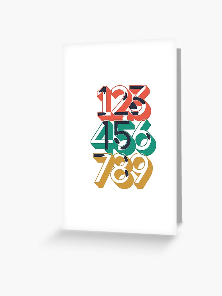 123456789 | Greeting Card