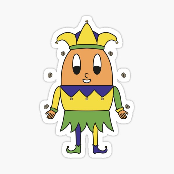 Jester Egg Sticker