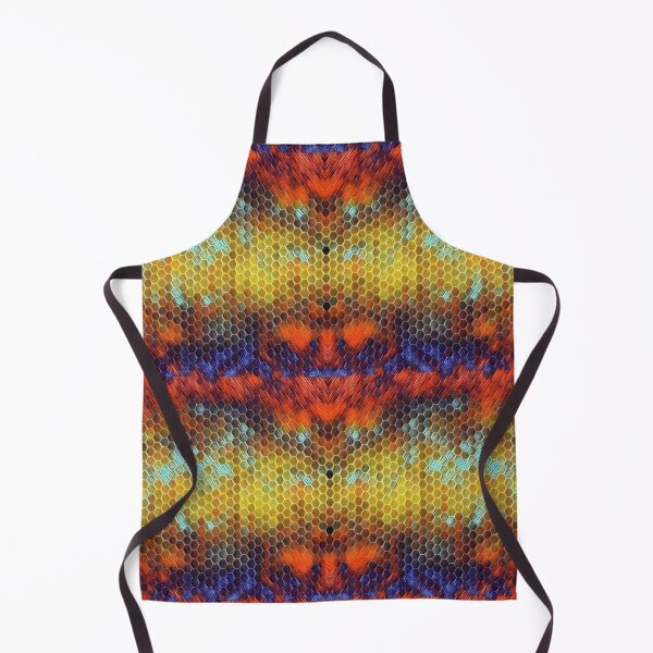 Item preview, Woolly Fire Lizzard Mosaic Alien Skin designed and sold by weirdAffect.