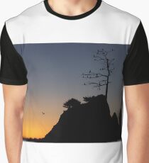 Cormorant Tree Graphic T-Shirt