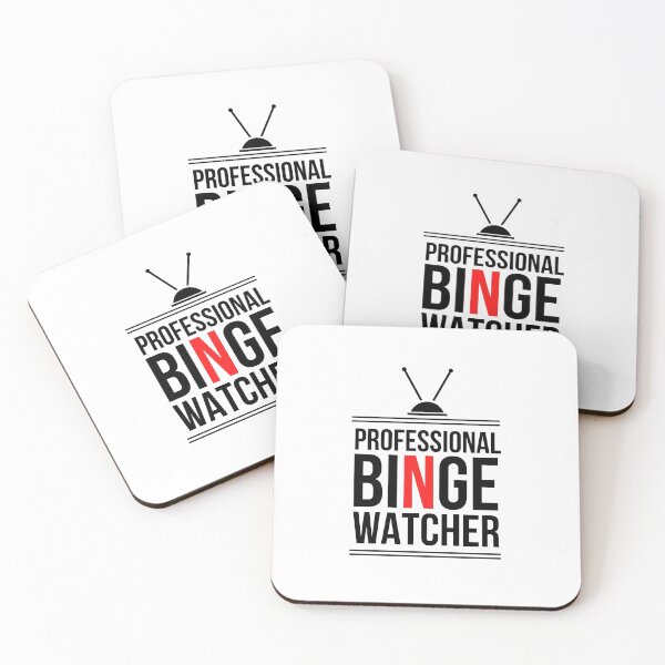 Item preview, Professional Binger Watcher- Black designed and sold by Vaishnavi Deo.