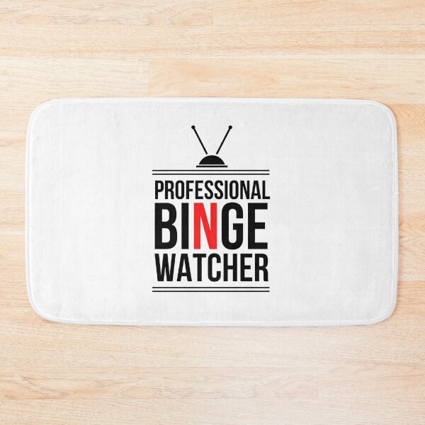 Item preview, Professional Binger Watcher- Black designed and sold by Vaishnavi Deo.