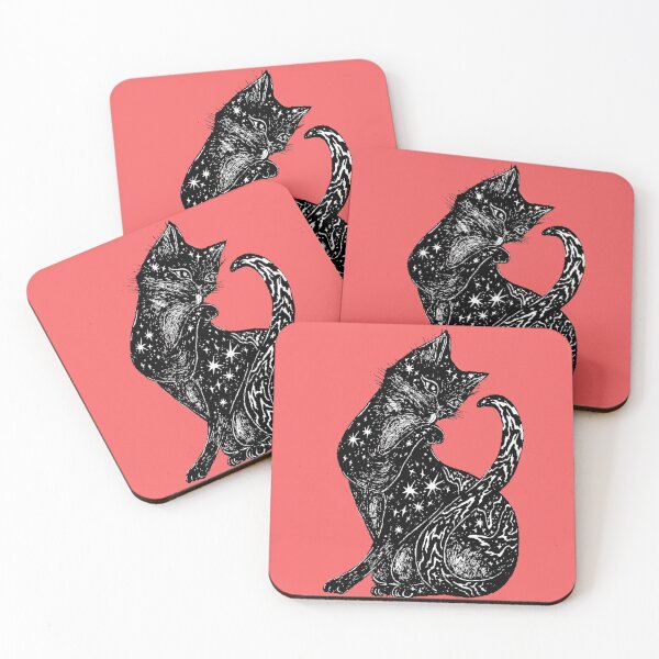 Item preview, Black night cat designed and sold by MisoraA.