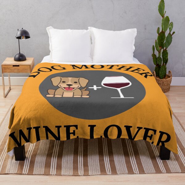 Item preview, Dog Mother Wine Lover designed and sold by shaheergraphic.