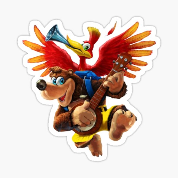 Banjo kazooie Pegatina