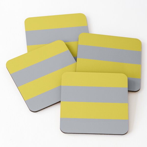 Item preview, Mustard and Grey Horizontal Stripes designed and sold by KarinaAmbersley.