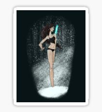 Transe in the snow Sticker
