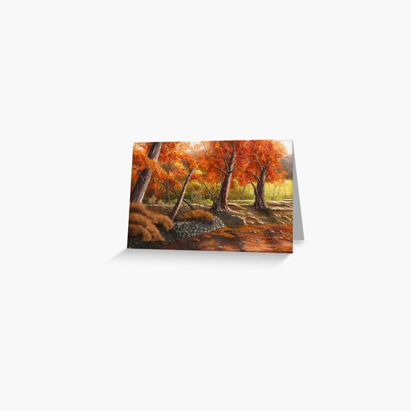 Forest in the Spirit of Red Greeting Card