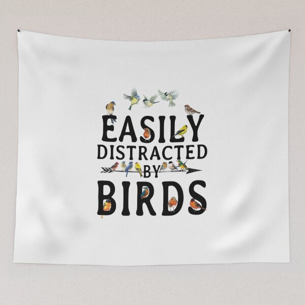 Item preview, Easily Distracted by Birds designed and sold by SkySVG.
