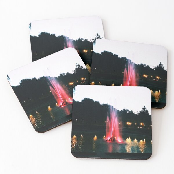 Item preview, Colorful fountain at night designed and sold by helenkaiy.