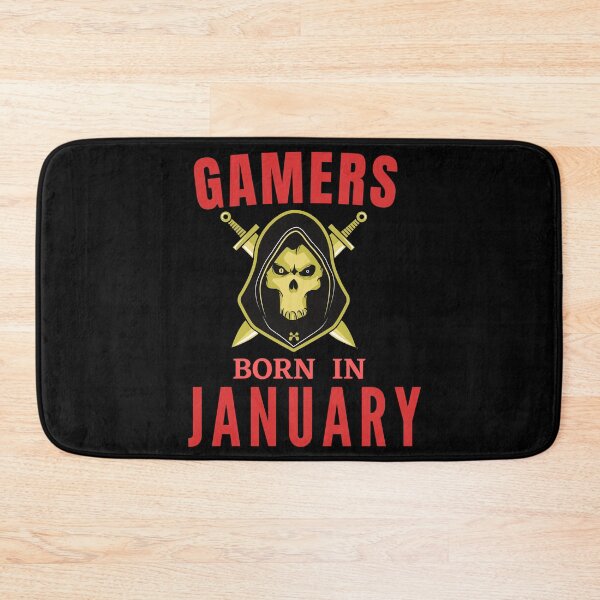 Item preview, Gamers Are Born In January | January Birthday Quotes designed and sold by The Full Cart.