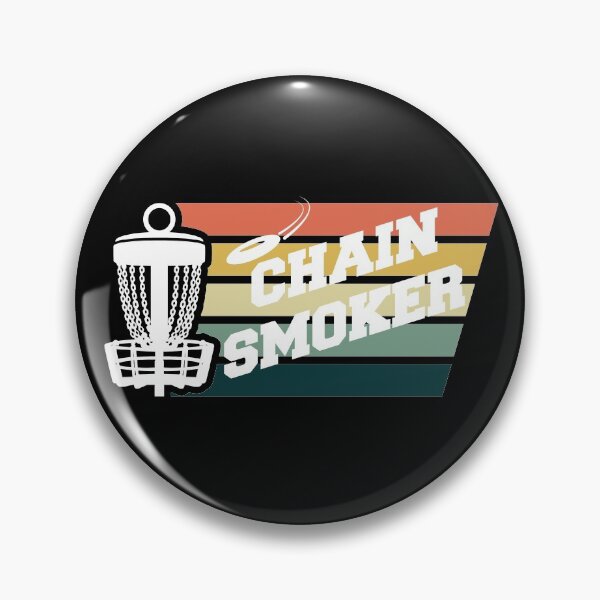 Item preview, DISC GOLF, CHAIN SMOKER, FRISBEE, DISC GOLF BASKET RETRO VINTAGE designed and sold by TheFirstOne.
