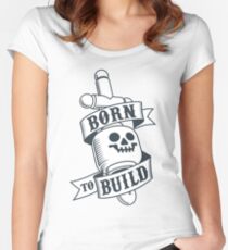 Master Builders only - clear Women's Fitted Scoop T-Shirt