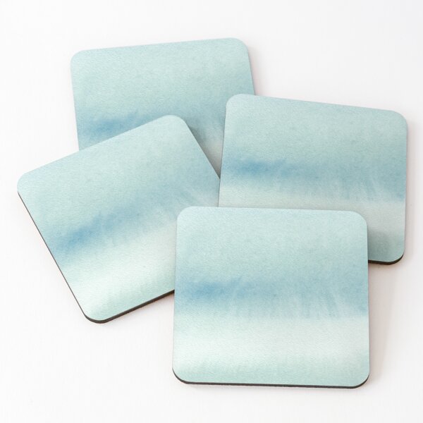 Aperçu de l'œuvre Fond aquarelle bleu créée et vendue par Canatic.