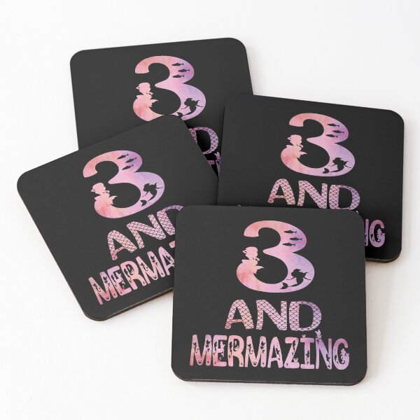 Item preview, 3 And Mermazing Girl 3rd Birthday Mermaid Lover Party product designed and sold by Grabitees.