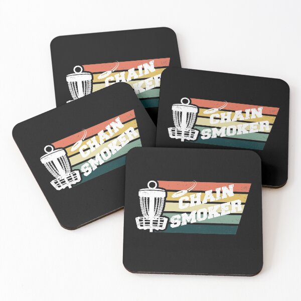 Item preview, DISC GOLF, CHAIN SMOKER, FRISBEE, DISC GOLF BASKET RETRO VINTAGE designed and sold by TheFirstOne.