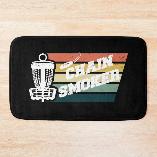 Item preview, DISC GOLF, CHAIN SMOKER, FRISBEE, DISC GOLF BASKET RETRO VINTAGE designed and sold by TheFirstOne.