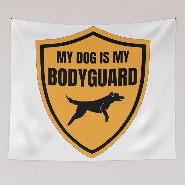 Item preview, My Dog Is My Bodyguard designed and sold by Shash31.