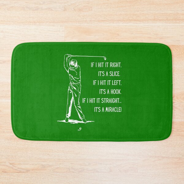 Item preview,  Funny Golf, If I Hit It Straight It's A Miracle designed and sold by hottest-tees.