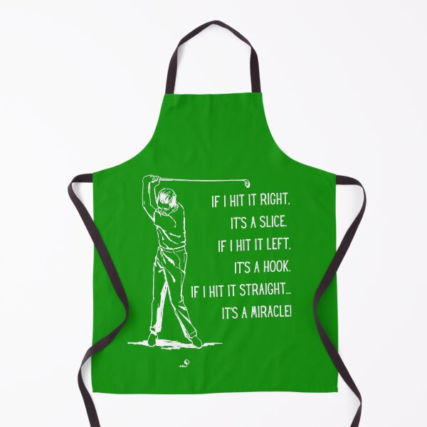 Item preview, Funny Golf, If I Hit It Straight It's A Miracle designed and sold by hottest-tees.