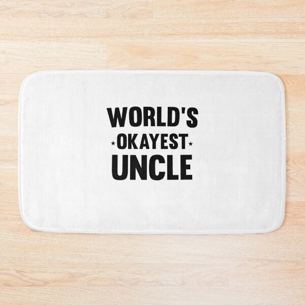 Item preview, World's Okayest Uncle / funny Uncle saying Gift idea  designed and sold by Chamssou.
