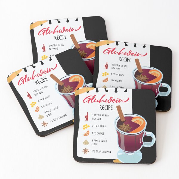 Item preview, Gift for Gluhwine and Mulled Wine Drinkers Gluhwine Recipe  designed and sold by Rzelemenz.