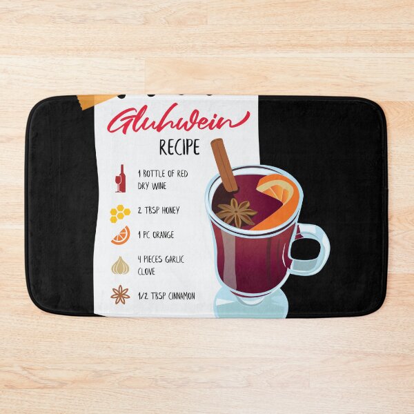Item preview, Gift for Gluhwine and Mulled Wine Drinkers Gluhwine Recipe  designed and sold by Rzelemenz.