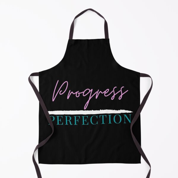 Item preview, progress over perfection text quote design designed and sold by aurorassadprose.