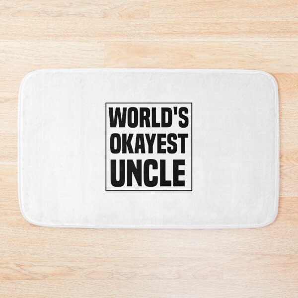 Item preview, World's Okayest Uncle / funny Uncle saying Gift idea  designed and sold by Chamssou.