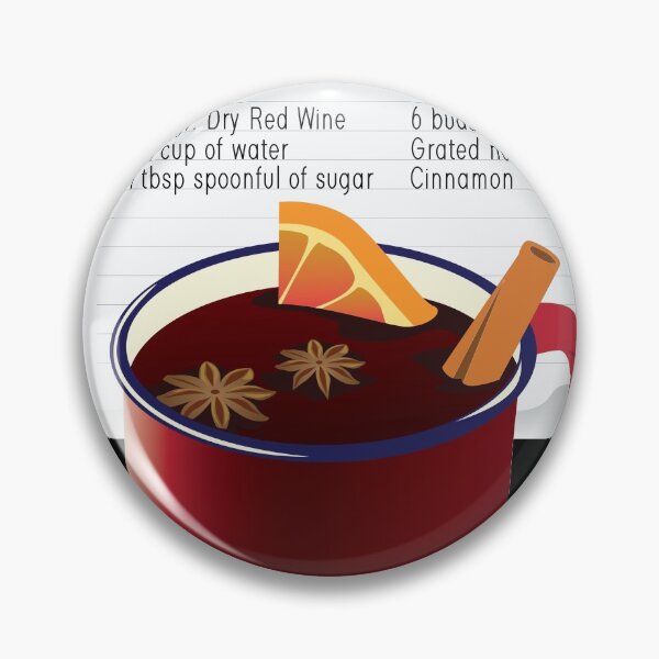 Item preview, Gift for Gluhwine and Mulled Wine Drinkers Gluhwine Recipe  designed and sold by Rzelemenz.