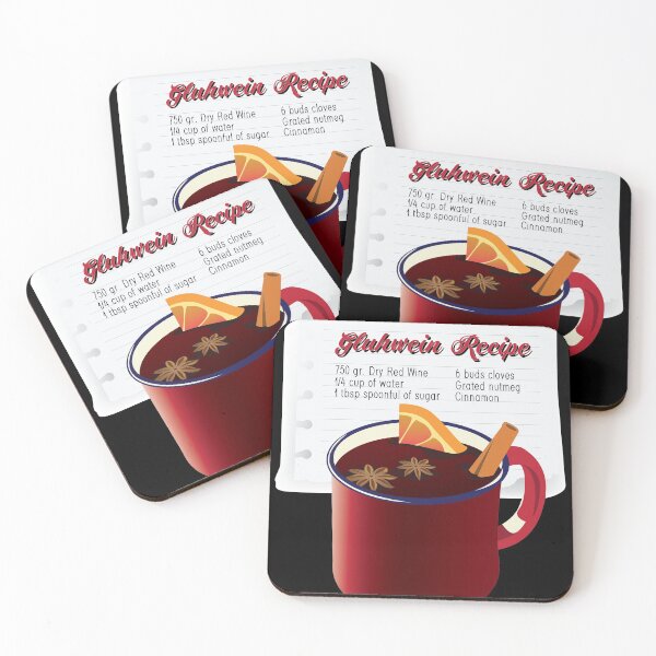 Item preview, Gift for Gluhwine and Mulled Wine Drinkers Gluhwine Recipe  designed and sold by Rzelemenz.