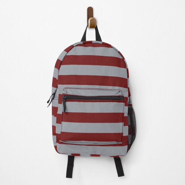 Item preview, Burgundy and Grey Horizontal Stripes designed and sold by KarinaAmbersley.