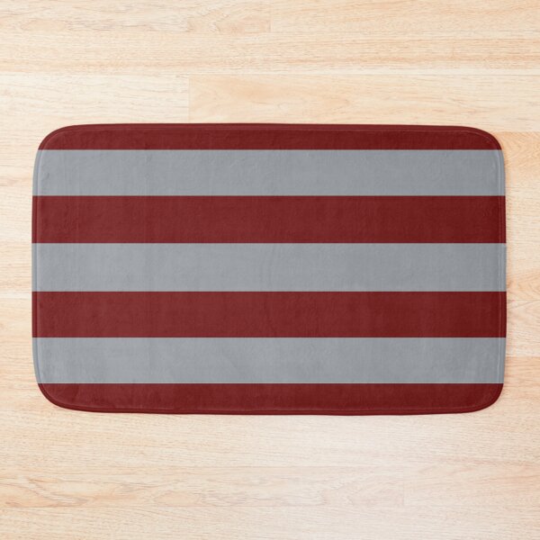 Item preview, Burgundy and Grey Horizontal Stripes designed and sold by KarinaAmbersley.