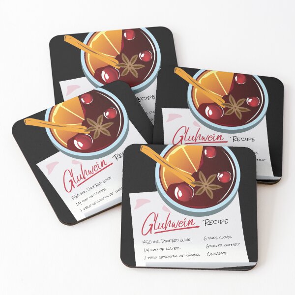 Item preview, Gift for Gluhwine and Mulled Wine Drinkers Gluhwine Recipe  designed and sold by Rzelemenz.