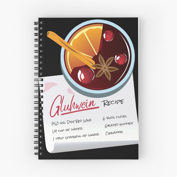 Item preview, Gift for Gluhwine and Mulled Wine Drinkers Gluhwine Recipe  designed and sold by Rzelemenz.