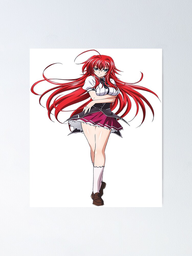 Rias Gremory Poster By Tee 4 Uoo Redbubble